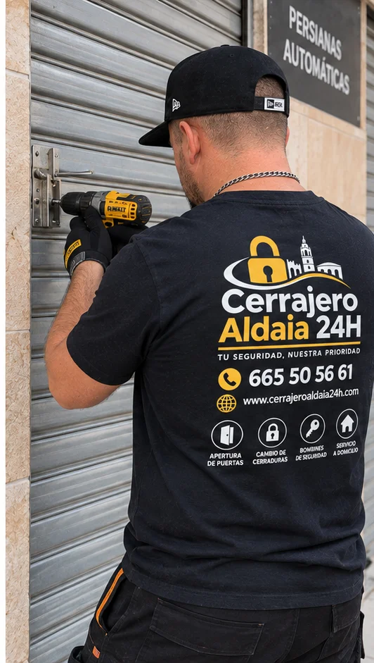 Apertura de persianas en Aldaia: imagen ilustrativa del servicio de cerrajería