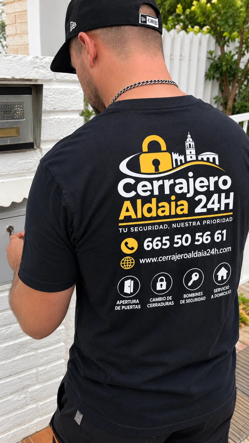 Cerrajeros Aldaia: imagen ilustrativa del servicio de cerrajería